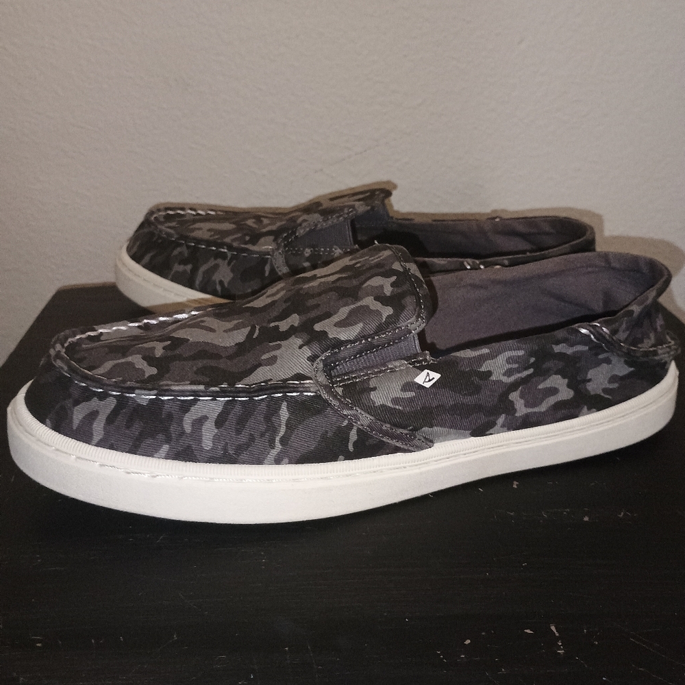 Sperry Salty Grey Camo Slide - Picture 3 of 7